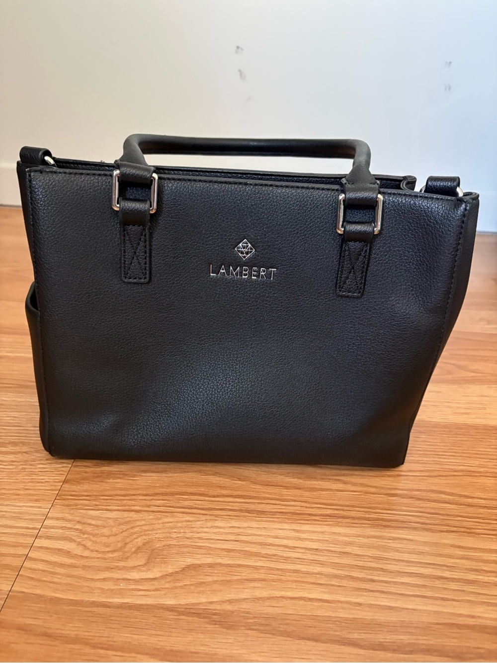 Black Leather Tote Bag